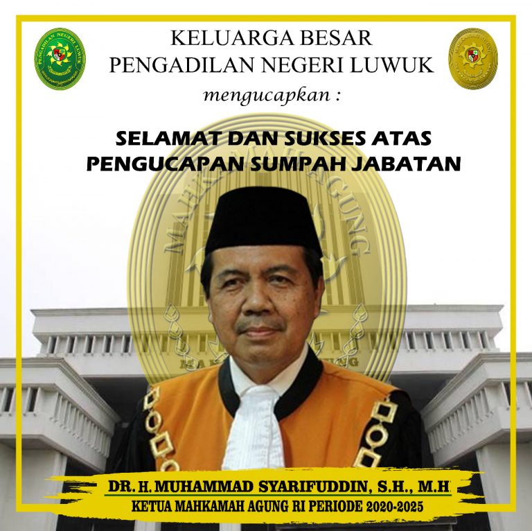 Berita Terkini SELAMAT DAN SUKSES ATAS PELANTIKAN DR.H. MUHAMMAD ...